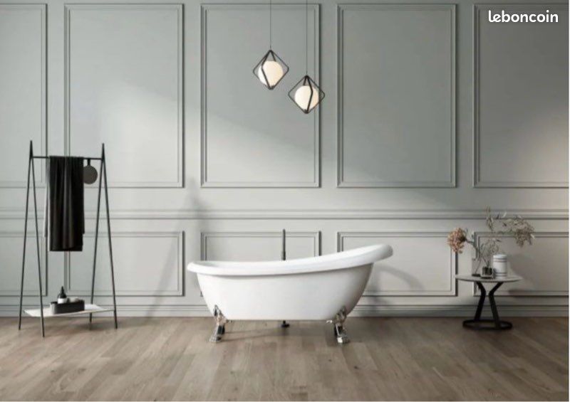 Baignoire sur pieds avec robinetterie (image 5)