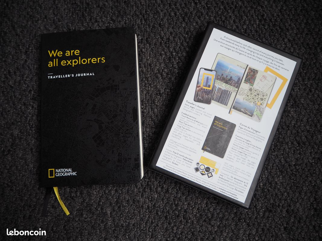 Carnet voyage Moleskine NationalGeografic (neuf) (image 1)