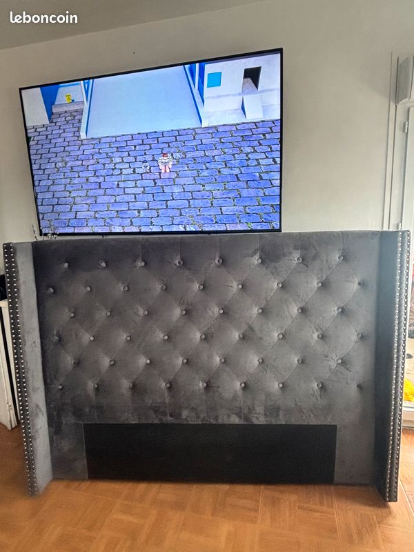 Tête de lit pour lit 180x200 matelassé (image 1)