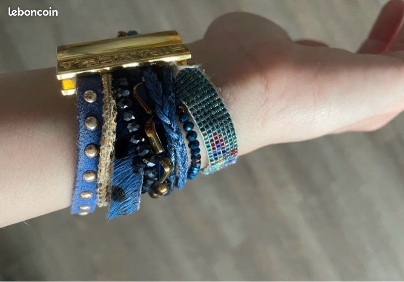 Bracelet Hipanema Bleu - Neuf Avec étiquettes, Accessoire De Plage Ou Quotidien