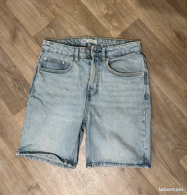 Jean Zara Basic Denim - Taille 38 Femme - Neuf Avec étiquettes - Gris Skinny Jegging - Coton élasthanne