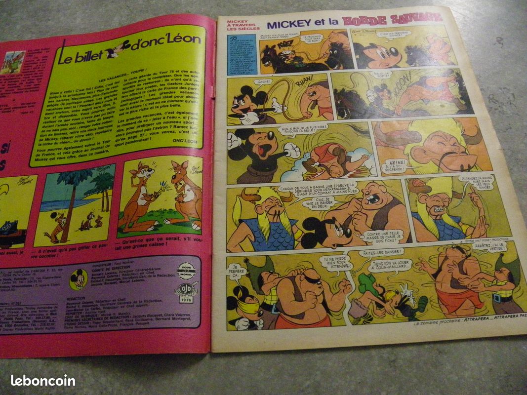 Journal de Mickey N° 1357 An 1978 (image 2)