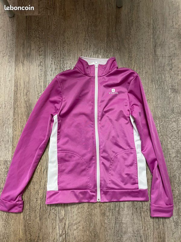Veste de sport Domyos rose – Taille 12 ans (143-150 cm) (image 1)