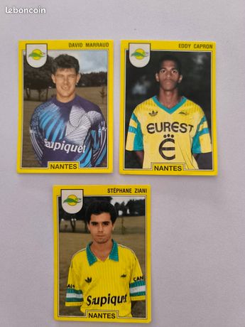 Lot Images PANINI - FOOT 92 - 1992 - Avec Bruno MARTINI