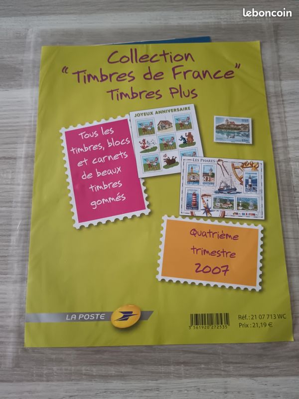 Collection timbres de France fin de catalogue en album Lindner