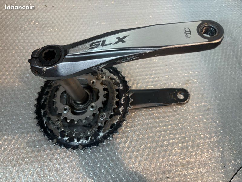 Pédalier VTT Shimano Deore LX FC-M569 - 175mm - Triple 22/32/42 Dents