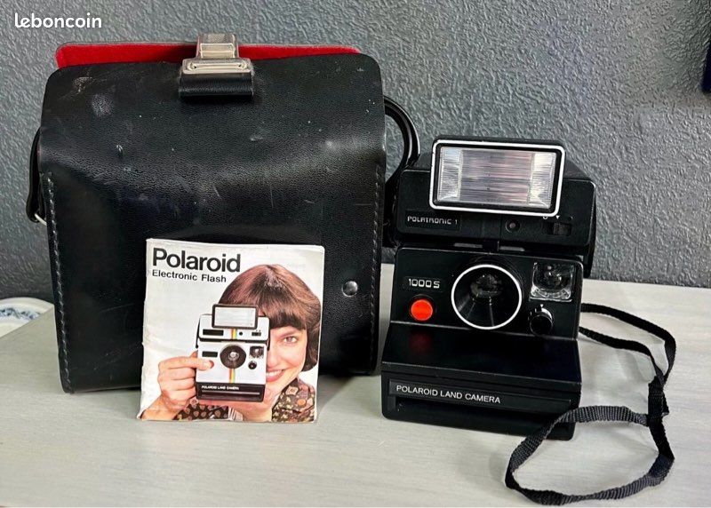 POLAROID 1000 POLAROID LAND CAMERA SX 70 APPAREIL PHOTO VINTAGE - Au