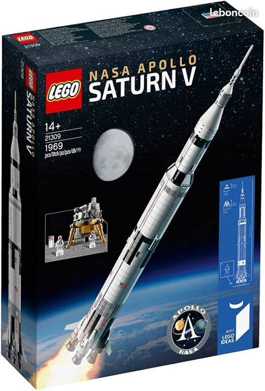 Rare Lego Ideas NASA 21309 Apollo Saturn V boite neuve scellée 