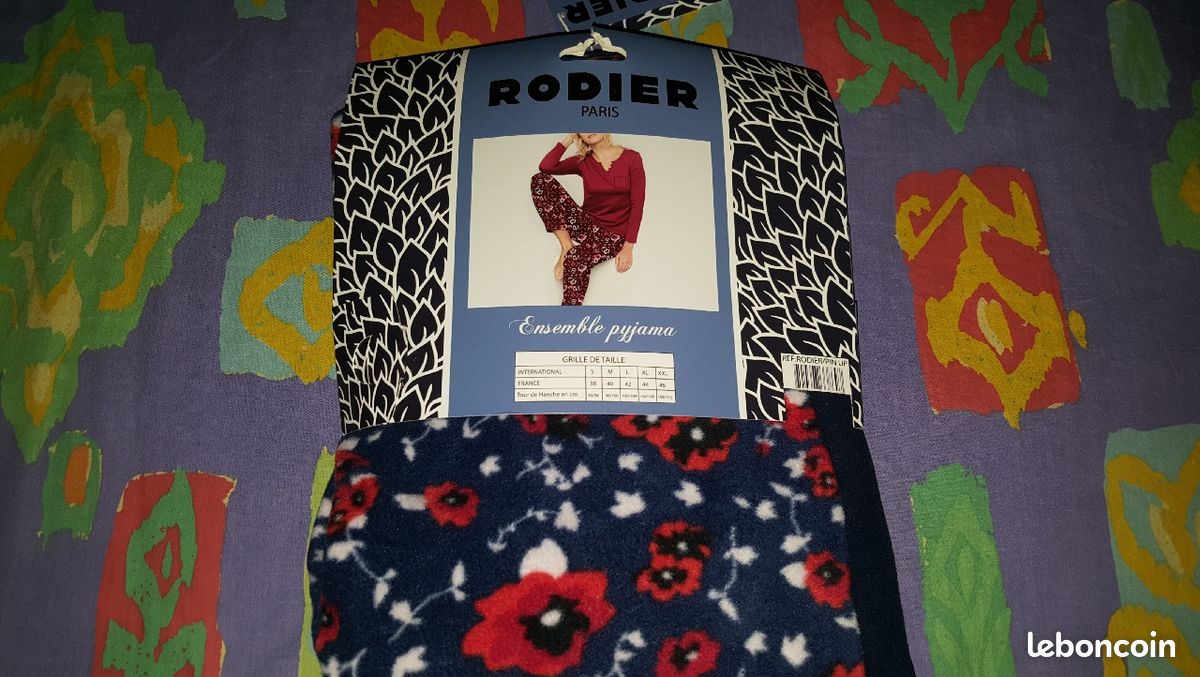 Pyjama Rodier polaire S "NEUF" (image 1)