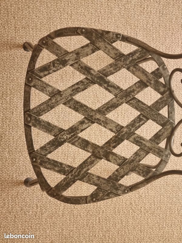 Chaises métal époque 1900 (image 3)