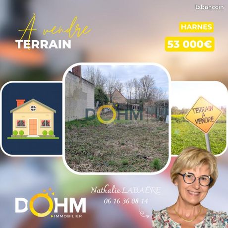 Terrain 370 m² Harnes