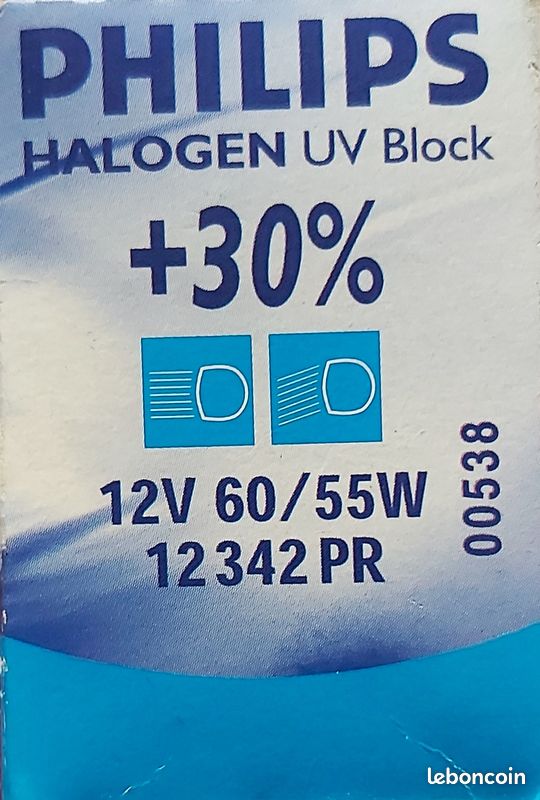 Ampoule halogene h4 philips 12v 55w - Équipement auto