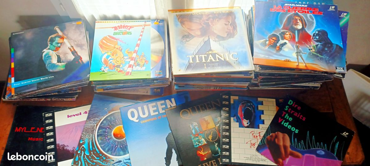 Lot de 160 Laserdisc pour professionnel (PAS DE DETAIL) (image 1)