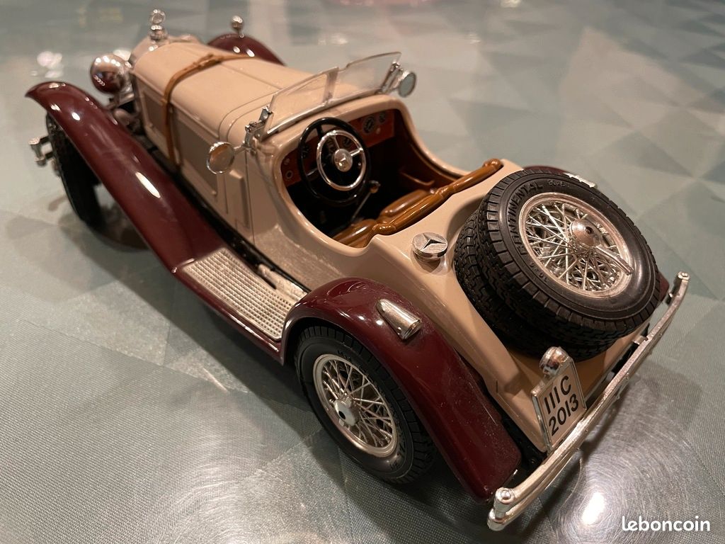 Modèle réduit Bburago 1/18 - Mercedes Benz SSK 1928 (image 4)