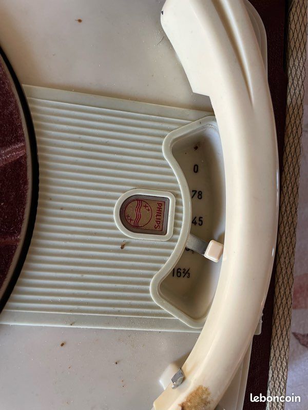 🎶 Tourne-disque valise Philips – Années 50/60 – À restaurer (image 3)