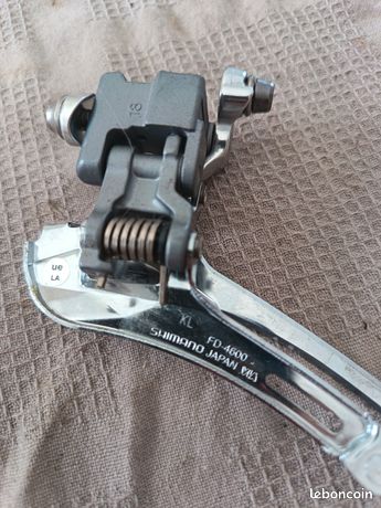 Dérailleur Avant Shimano 600 FD-6400 - Bas Brasage Tirette - Vintage Tri-Color