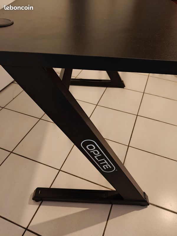 Bureau gaming Oplite Tilt - noir (image 2)