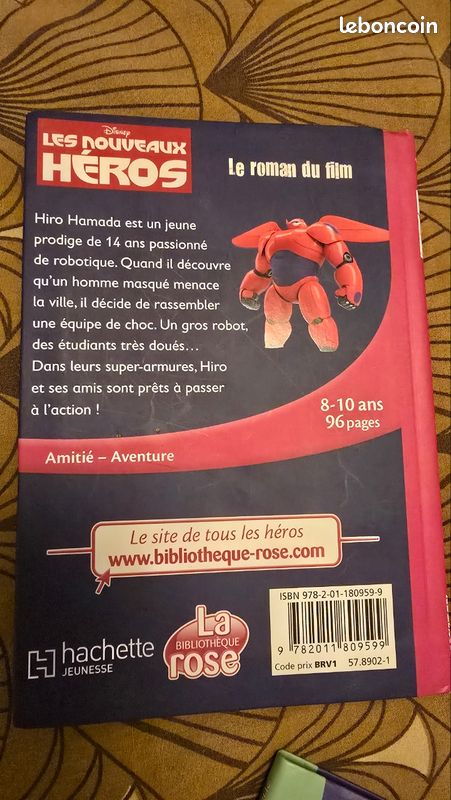 Roman enfant Disney "Les nouveaux Héros" (image 2)