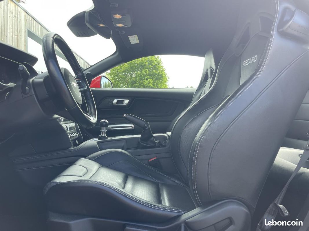 Ford mustang 5.0 v8 450 ch fastback coupe gt ph 2 recaro-fr-garantie 12 mois- (image 19)