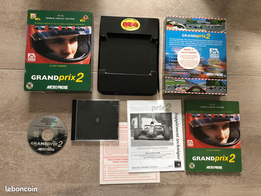 Grand Prix World MicroProse F1 PC Big Box édition Française