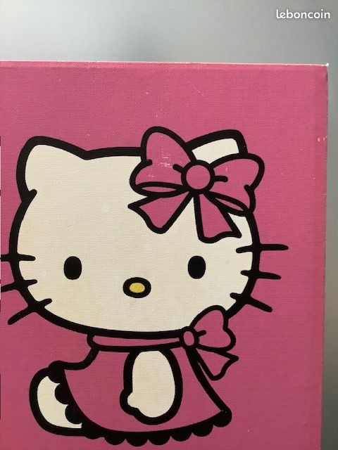 Cadre Photo Hello Kitty - Bois - Format 13x18 Cm - Neuf