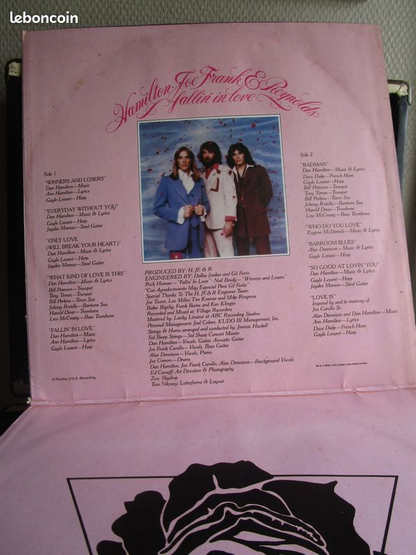 Hamilton, Joe Frank Reynolds – Fallin' In Love Vinyle 1976