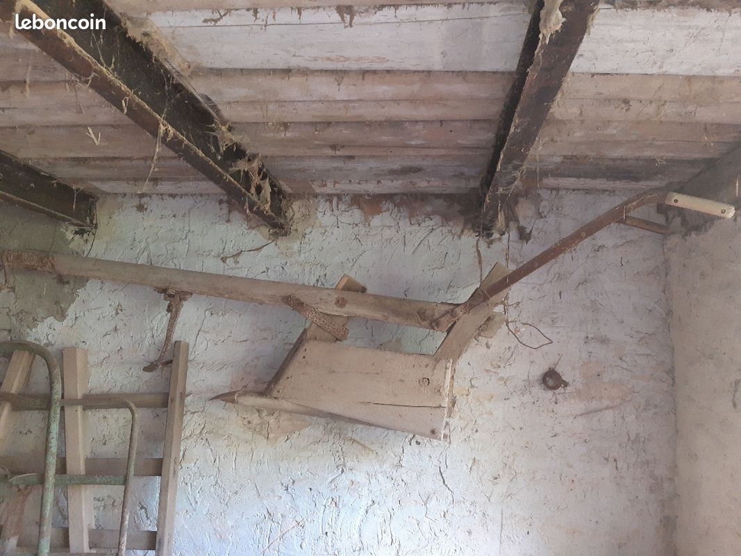 Charrue en bois ancienne (image 1)