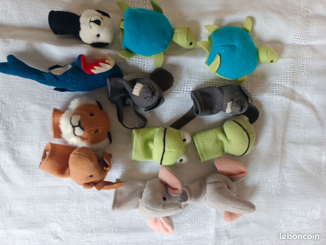 Les Petits Animaux De Khuc Cay Marionnettes à Doigts Animaux,Ensemble