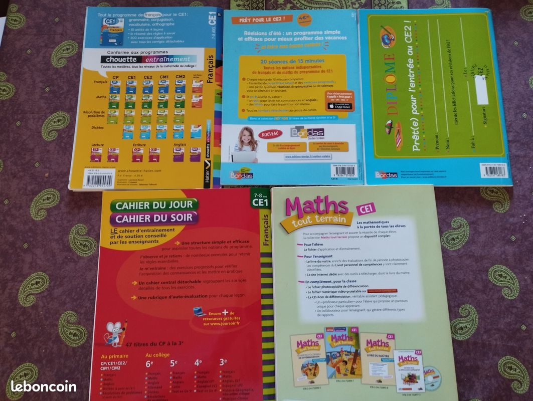 5 Cahiers / livres aide scolaire CE1 (image 2)
