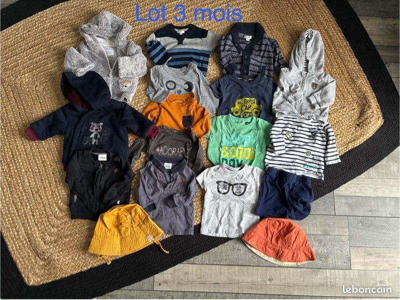 Lot vêtements 3 mois (image 1)