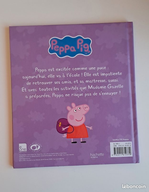 Livre Peppa va à l'école (image 2)