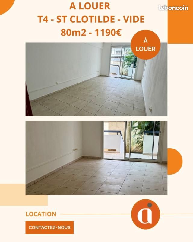 Appartement 4 pièces 80 m² · à Saint-Denis · 80 m² · 1 190 €/mois