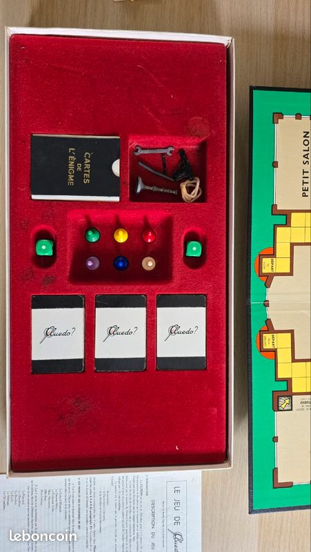 Jeu de société rare Les mystères de Cluedo