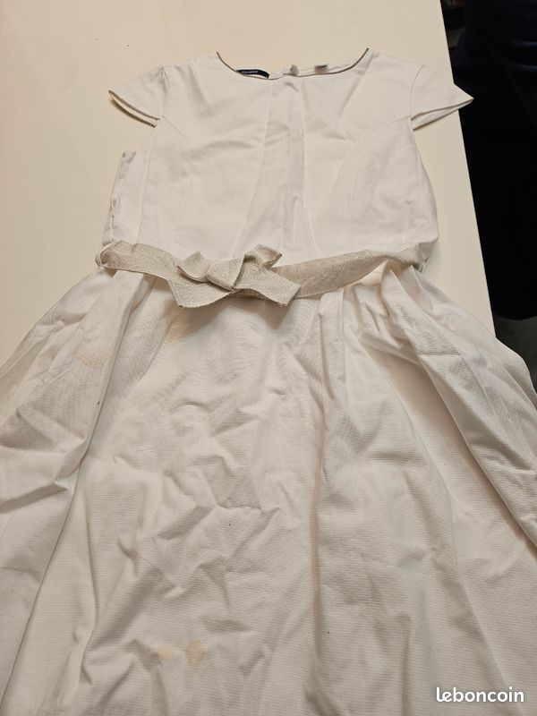 Robe Fille Okaïdi Taille 14 Ans - Bleu - Longueur Genou - Occasion Très Bon état