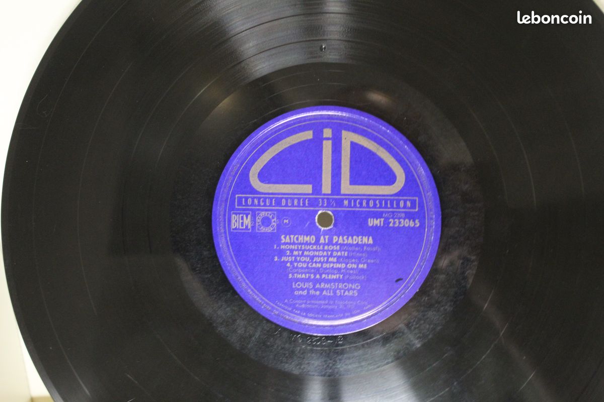 Vinyle Louis Armstrong And His All-Stars – Satchmo at Pasadena (image 10)