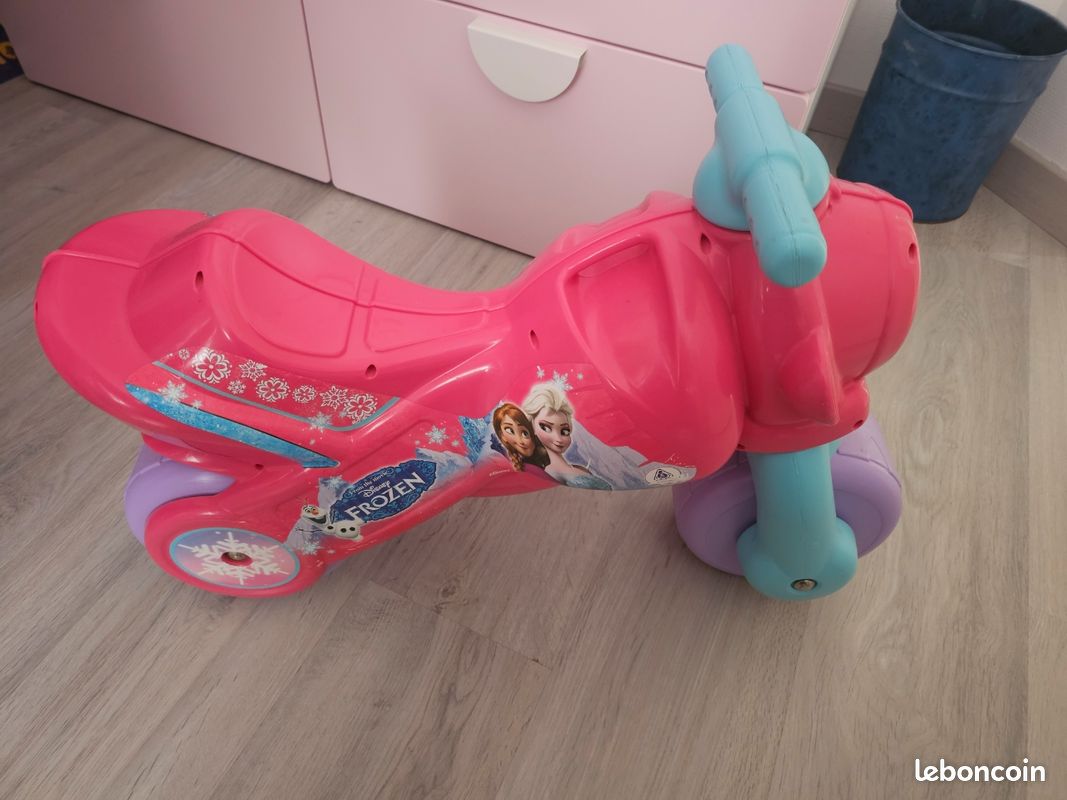 Porteur moto la reine des neige Jeux Jouets