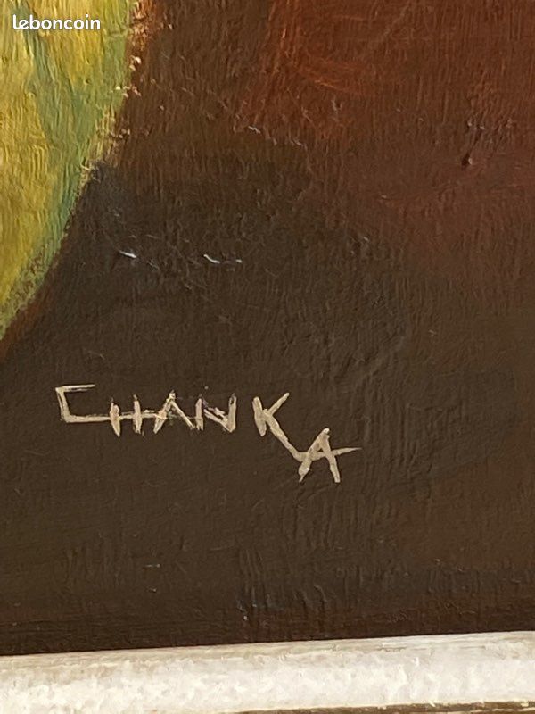 TABLEAU sur toile signé du peintre CHANKA (image 4)
