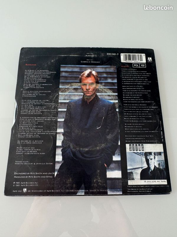 Vinyle Sting Russians (image 3)
