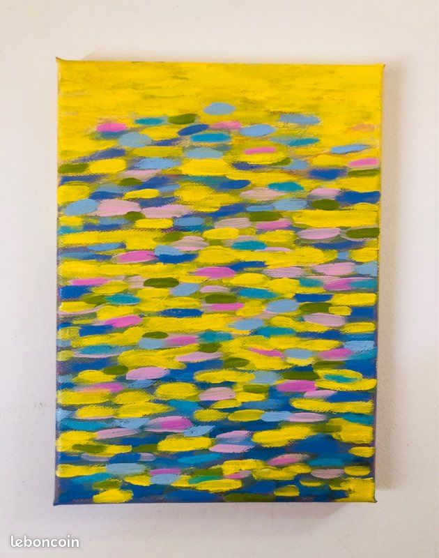 Tableau abstrait huile (image 2)
