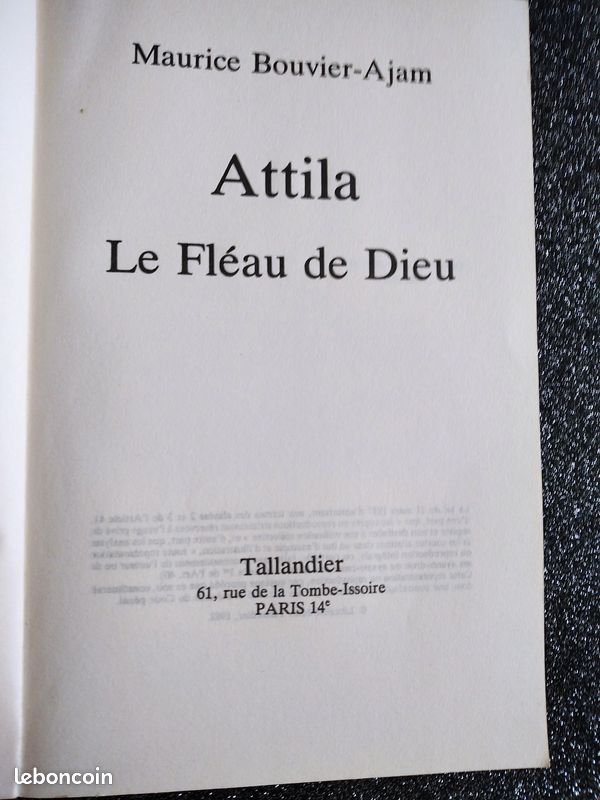 Attila Le fléau de Dieu Maurice Bouvier-Ajam (image 4)
