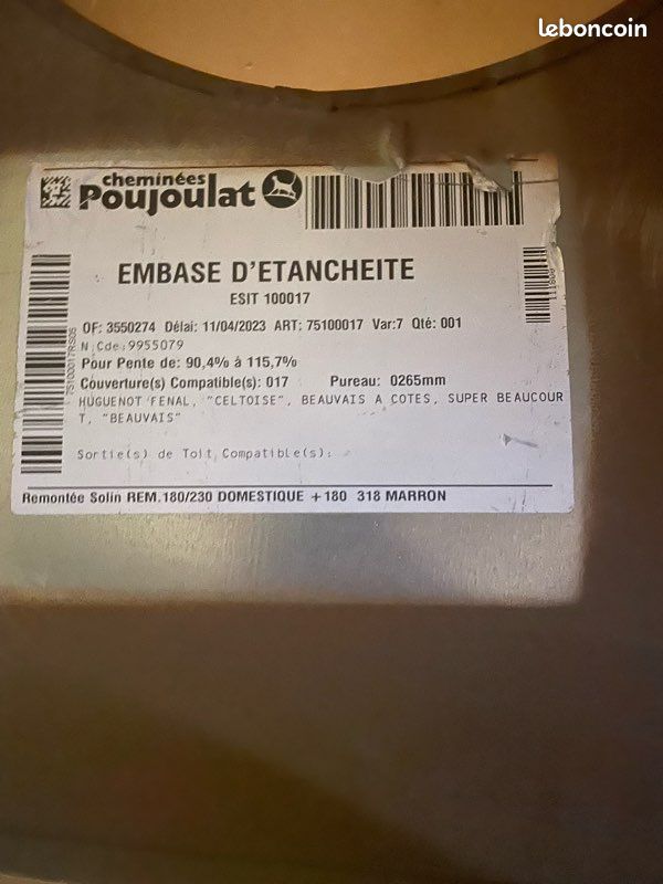 Embase tuile poujoulat (image 3)