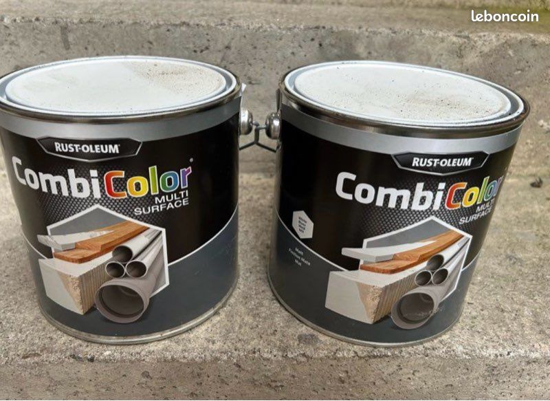 Lots de 2 pots de blanc mat 2l5 chacun (image 1)