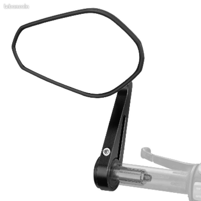 Rétroviseurs Pour Moto à Rotation 360° - En Alliage D'aluminium, Grande Taille B - Compatibles Avec Yamaha MT-07/09/10, Honda, Suzuki, BMW Et Plus