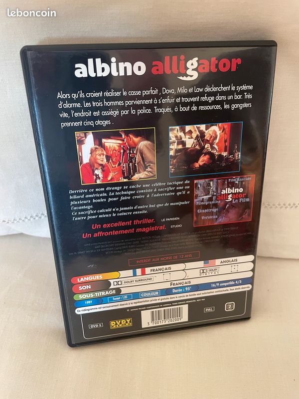 Lot de 03 Dvd -Albino aligator Arnaques crimes et botanique Judas kiss (image 6)