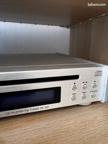 Lecteur CD Teac PD-301DAB-X Avec Tuner DAB/FM - Argent - Pour Système Audio Bureau