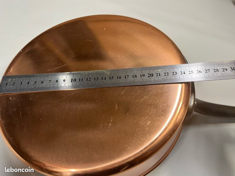 Sauteuse Baumalu cuivre massif Ø 28 cm (image 10)