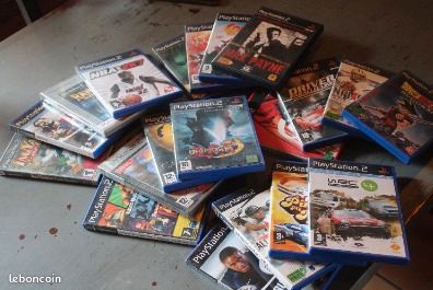 LOT DE 20 Jeux Ps2 PlayStation Sony EUR 16,00 - FR