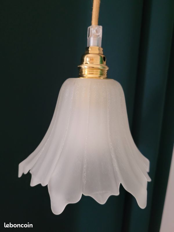 Baladeuse en verre givré drapé (image 8)
