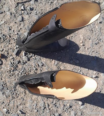 Bottes D'équitation Soubirac Rajah En Cuir - Taille 41 - Semelle Cuir - Fabriquées En France