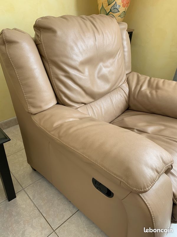 À vendre 2fauteuils cuir (image 3)